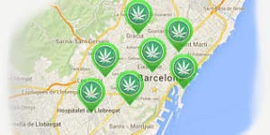 barcelona coffeeshop map