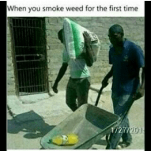 smoking weed for first time