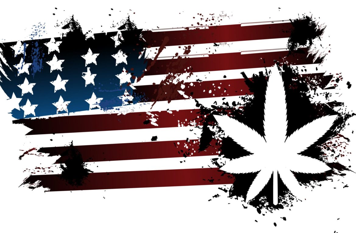 american flag weed